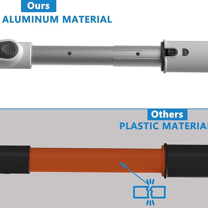 47.3" Ice Scrapers for Car Windshield, 2 in 1 Snow Brush for Car and Ice Scraper, Extendable Snow Brush for Car Windshield with Foam Grip and 180° Pivoting Brush Head for Car Automobile Vehicle Window