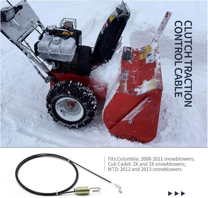 Snowblower Auger Clutch Drive Cable 746-04230 946-04230B for MTD Cub-Cadet Snow Blower Thrower 946-04230 746-04230A 946-04230A