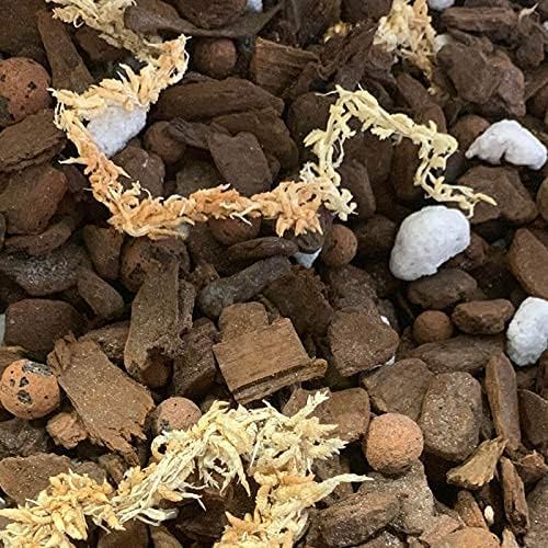 rePotme Orchid Potting Mix - Phalaenopsis Monterey Dark Imperial Orchid Potting Mix - (MINI Bag) - Hand Blended in The USA