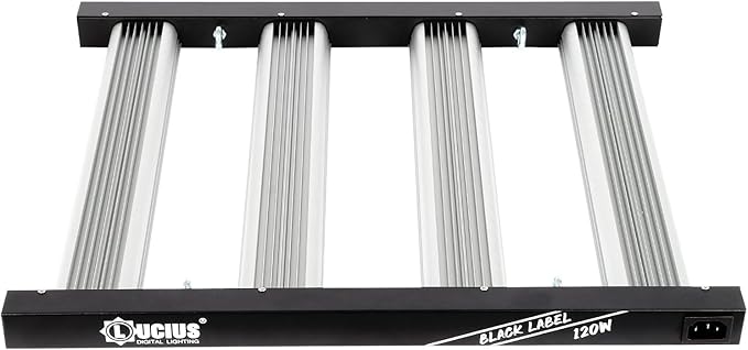 Lucius 120W LED Grow Light with LM281B Diodes, 2.9 µmol/J High Efficiency, 4-Bar 600 Diodes, 348μmol/s,Full Spectrum Plant Grow Lamp for Indoor Plants, Seeding, Veg, Bloom, 120/240/277V