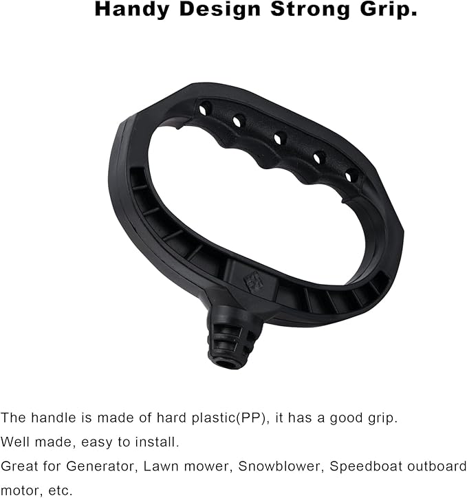 ZLKSKER Recoil Starter Handle with Pull Cord, Gasoline Engine Start Pull Handle & Rope, Generator Lawn Mower Trimmer Snowblower Engine Starter String