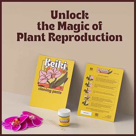 Keiki Paste for Plants to Clone & Create New Growth - 2X The Paste - Rapid Start Cloning Gel for House Plants - Keiki Cloning Paste for Plants- Nutrient Rich Plant Growth Gel - 0.5oz