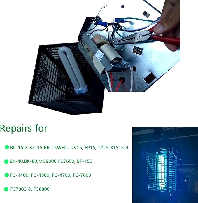 Light Bulb Starter Replacement for Flowtron BK-15, BK-15D, BK-40,BK-80,MC9000 FC7600, BF-150,Compatible with 531-9340