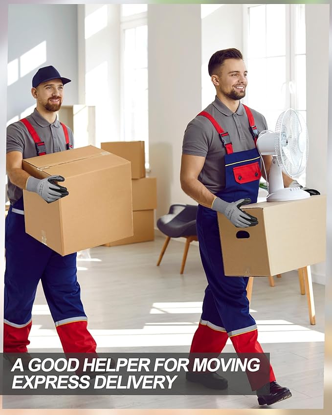 Maxcheck 54 Pairs PU Coated Gloves Bulk, Reusable Rubber Safety Gloves for Men Women Work Warehouse, Mechanic, Woodworking