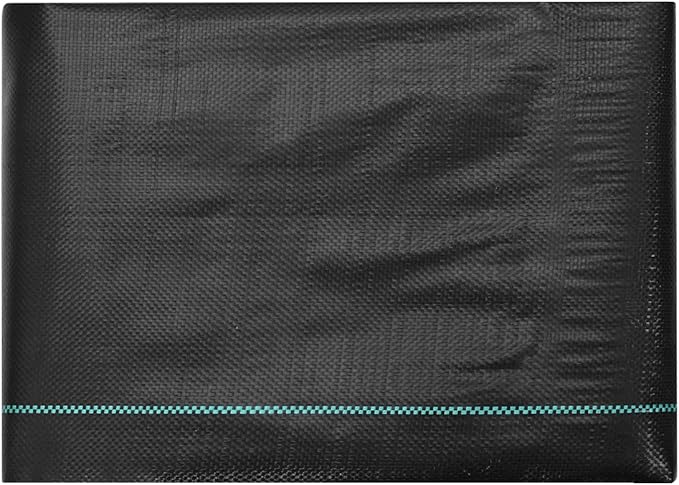 VEVOR Weed Barrier Landscape Fabric, 4*100FT Heavy Duty Garden Weed Fabric, Woven PP Weed Control Fabric, Driveway Fabric, Geotextile Fabric for Landscaping, Ground Cover, Weed Blocker Weed Mat, Black