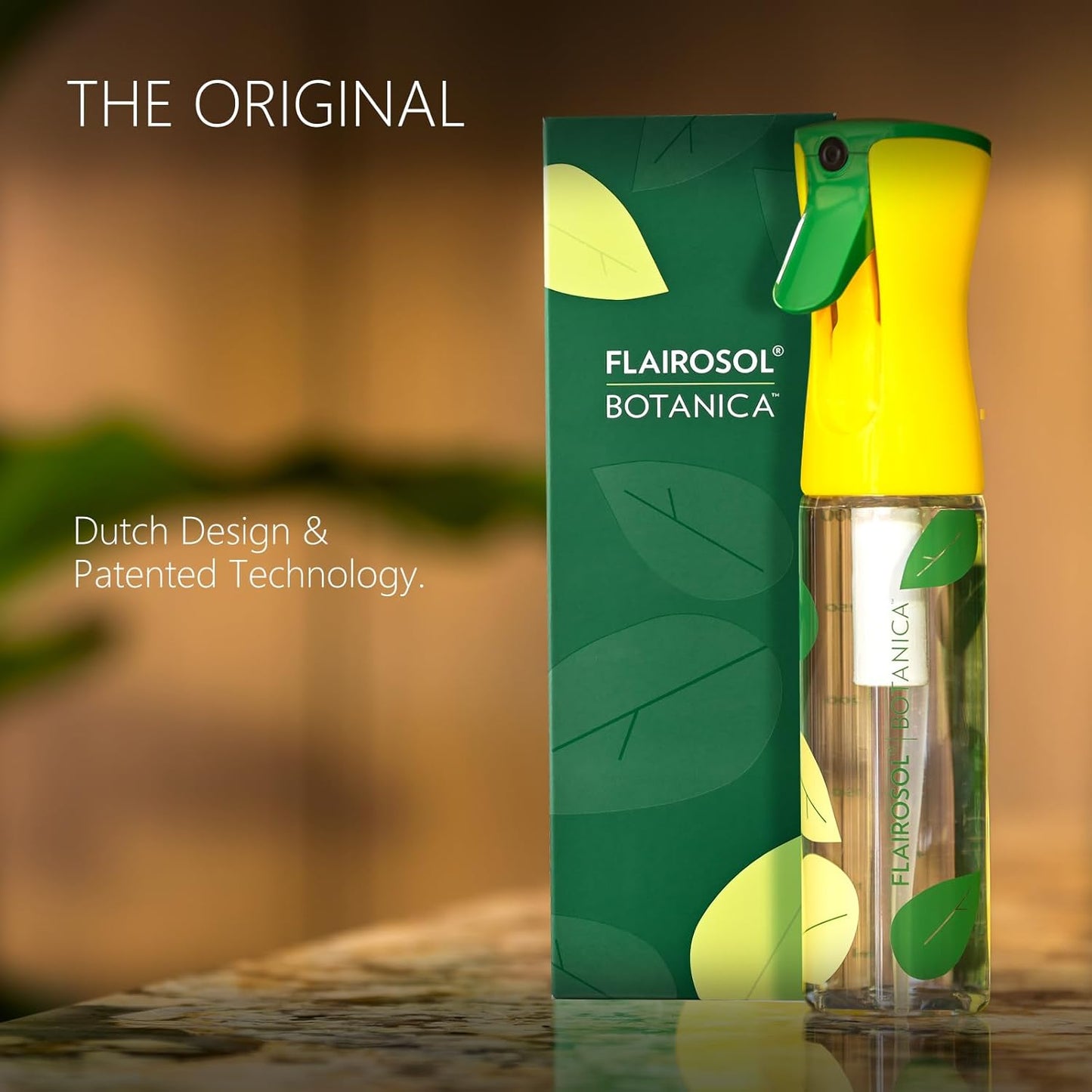 FLAIROSOL BOTANICA Plant Mister Water Spray Bottle, 10.1 oz 300 ML Mist Sprayer for Plants, Continuous Ultra Fine Mister Spray Bottle - Leak Proof - for Flowers, Gardening, Houseplants