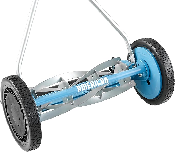 American Lawn Mower Company 1415-16SK2 16-Inch 5-Blade Push Reel Lawn Mower with Sharpener