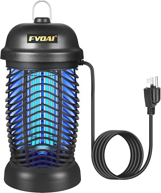 Bug Zapper Outdoor, Mosquito Zapper, Fly Zapper, Electric Fly Traps, Mosquito Killer for Home, Patio, Backyard