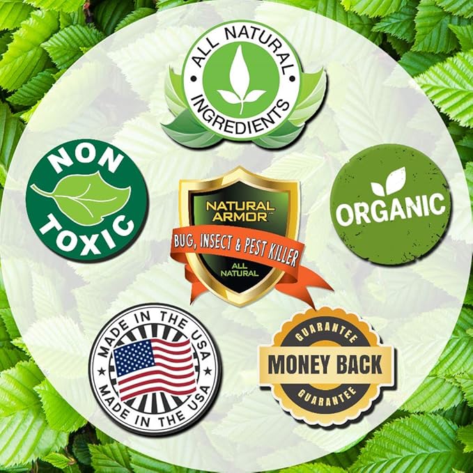 Natural Bug, Insect & Pest Killer & Control Including Fleas, Ticks, Ants, Spiders, Bed Bugs, Dust Mites, Roaches and More for Indoor and Outdoor Use, 128 Fl Oz Gallon Refill