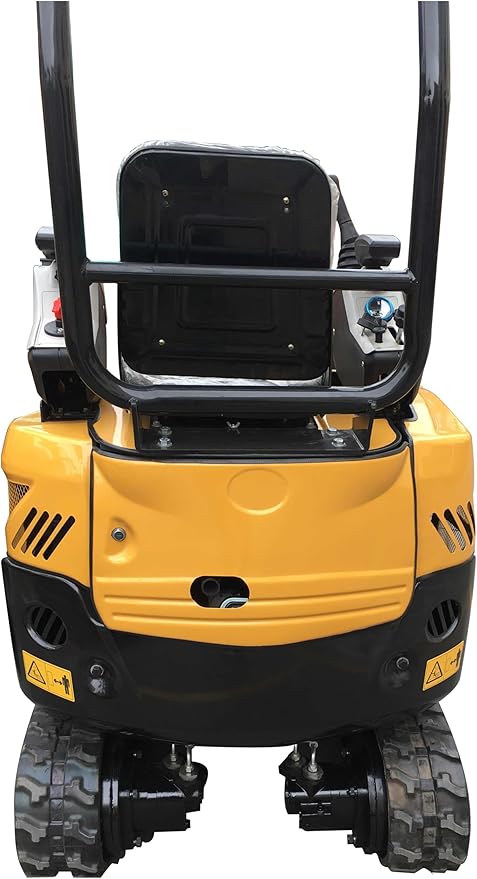 2000lbs Mini Excavator Small Excavator with Backhoe Thumb for Garden, Farm, Park, Road Micro Trench Digger Crawler, Gasoline EPA, US Stock