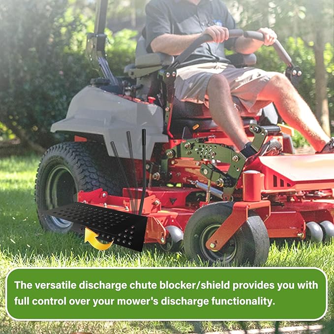 ACS6000ULS Advanced Chute System Compatible with Most Zero Turn Mowers. Chute Blocker Replace Part Number 088-6003-00, 088600300