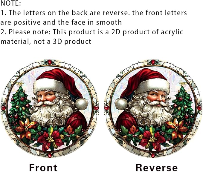 Xmas Suncatcher Window Hanging - Christmas Snowman Suncatcher for Door Terrace Garden Home Decor, Winter Rainbow Maker Birthday Gifts for Lovers Women Men Dad Mom