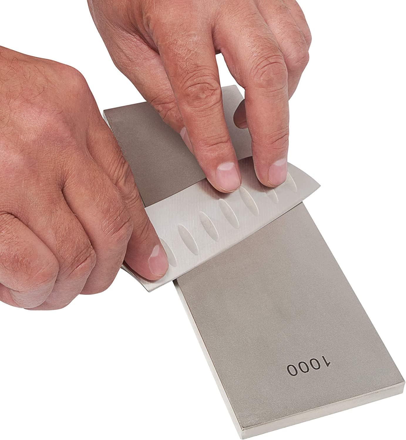 Trend Essential Diamond Sharpening Kit with 300/1000 Grit Bench Stone, Lapping Fluid, Leather Strop, Honing Paste, Cleaning Block & Sharpening Solutions Guide, DWS/KIT/H