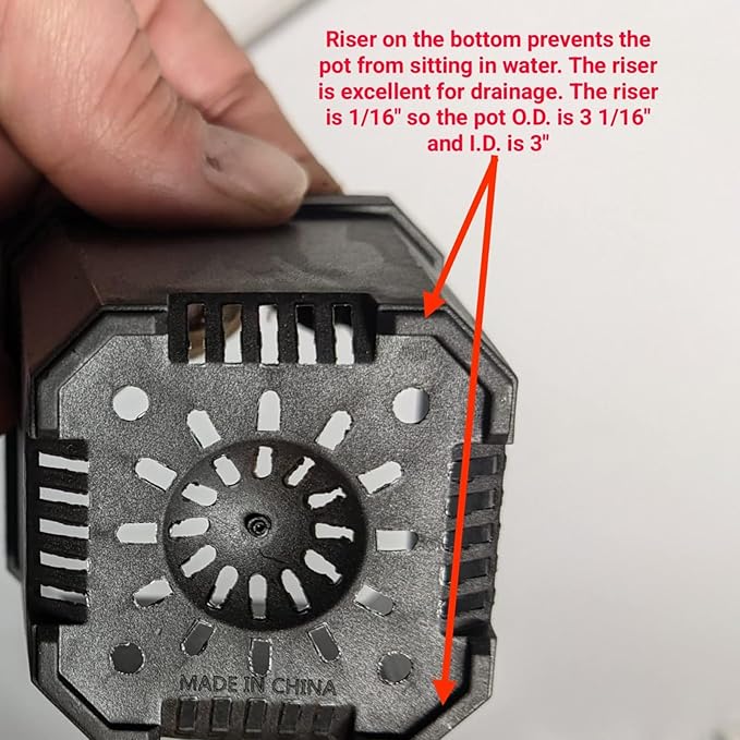 JOIKIT 120 Pack 3 Inch Black Square Nursery Pots, Plastic Plant Seedling Pot with Drainage Hole Saucers, Small Nursery Transplant Starter Planter for Indoor Outdoor Garden Office Balcony