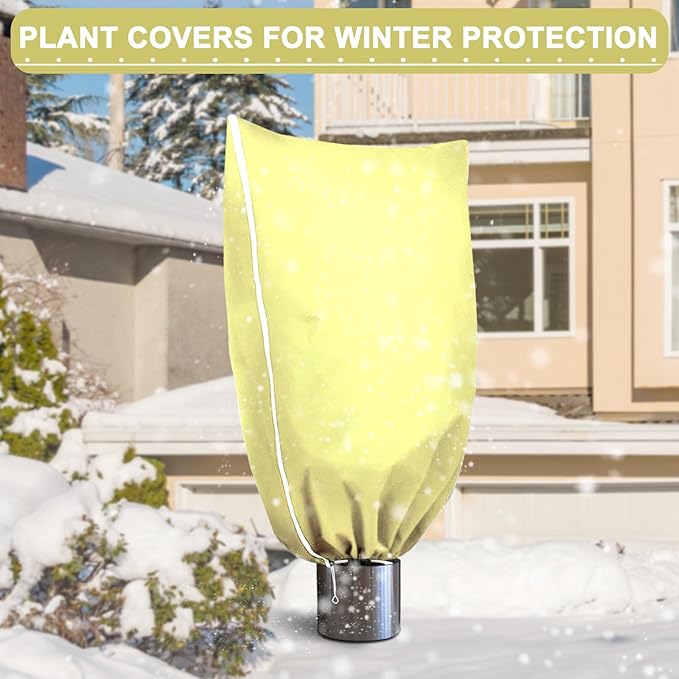 DQS Plant Covers Freeze Protection, 74.8" x90.5" Winter Frost Protection Blankets Frost Cloth,Suitable for Outdoor Winter Frost, Cold Weather, shrubs, Trees, Jackets, and coverings