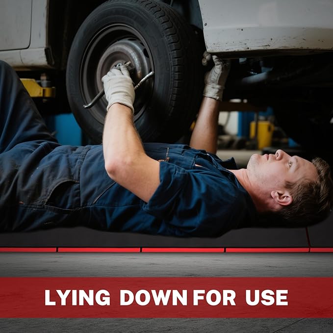 TOMMARS 0.9" Foldable Thick Kneeling Pad, 5 Fold Comfortable Foam Knee Pads Cushion Mat for Gardening, Yardwork, Workshop Repairing