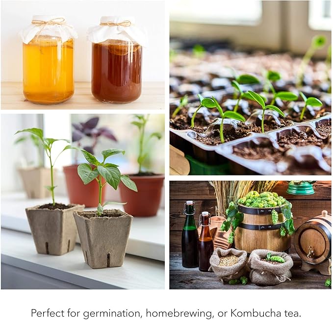 BN-LINK Seedling Heat Mat Warm Hydroponic Heating Pad Waterproof 48" x 20.75" for Seed Starting Greenhouse and Germination