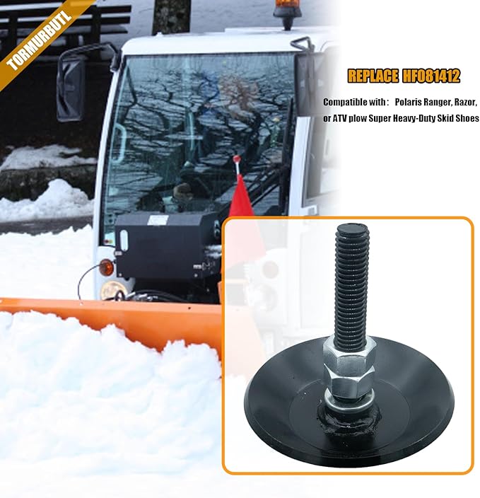 2877245 Snow Plow Blade Pair Skid Shoes for Polaris Ranger Razor UTV ATV Snow plow 2873423 -(2 Pack)