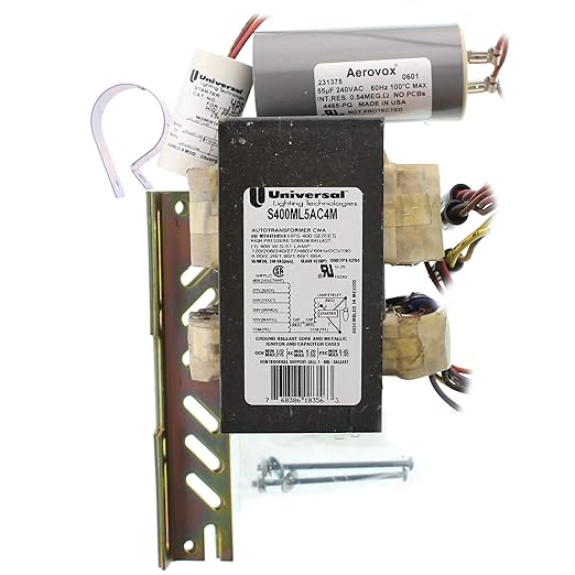 Universal Lighting Technologies S400ML5AC4M500K Magnetic Core and Coil Ballast, High Pressure Sodium, 400W, 120-277V