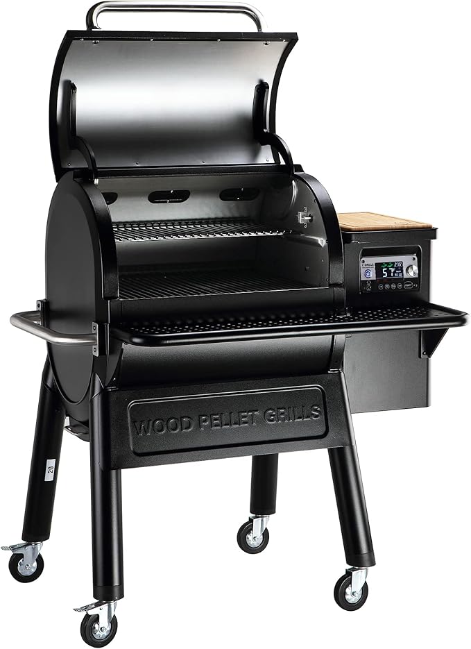 Z GRILLS 7052B Wood Pellet Grill and Smoker with WIFI Smart Home Technology, PID Controller, 709 sq. in, Black