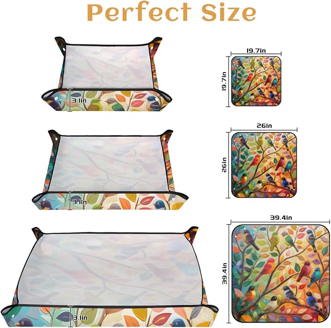 Hummingbirds Tree Foldable Garden Hand Transplanting Succulent Tools,Waterproof Thickened Repotting Mat Plant Tag, Miniature Planting Indoor Fairy Care,Potting,Cactus,Houseplant Bonsai Tool Kit Gift