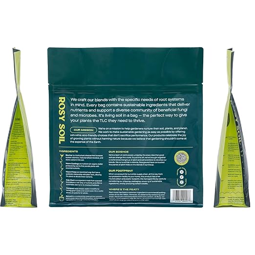 Rosy Soil Plant Food - Microbially Active Fertilizer for Houseplants, Herbs, Flowers – Enriched with Biochar, Kelp, and Worm Castings – Organic Food for Healthy Growth – 2 Quarts