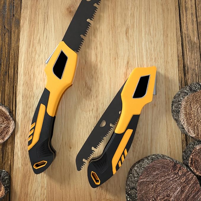 14-inch folding saw, sharper blades, outdoor and camping saws, hunting/bone saws, handling firewood, fire pit lumber, lawn and garden work, pruning trees and shrubs, easy to use and store