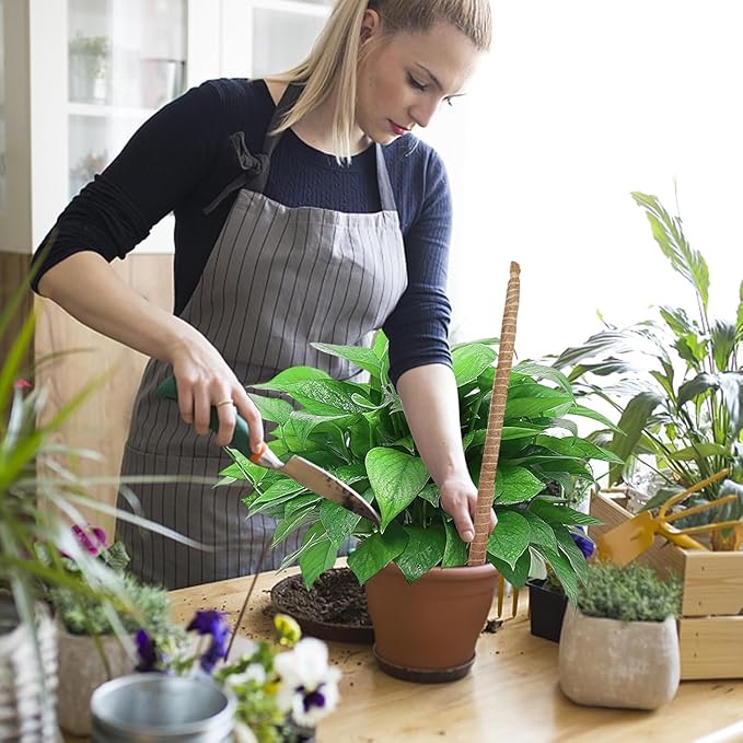 3 Pack 60 Inch Moss Pole for Plants, Bendable Moss Pole for Plants Monstera, Tall Moss Poles for Climbing Plants Indoor, LargeSupport, Garden Trellis Stick Stakes