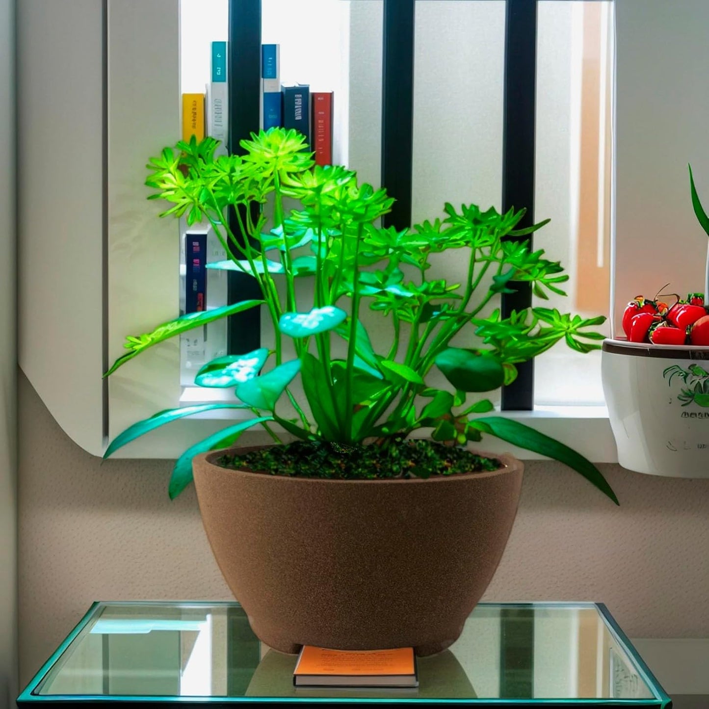 8.26” Large Bonsai Pots with Drainage Breathable Rough Pottery Planter Sand-Textured Short Legs Bonsai Tree Pots Ceramic for Indoor Plants Succulent