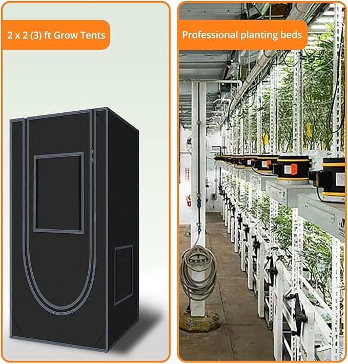 240W LED Grow Lights for Indoor Plants, Samsung LM281B, Dimmable & Daisy Chain, Full Spectrum Plant Lights for Indoor Growing, Hydroponics Veg Flower Growing Tent