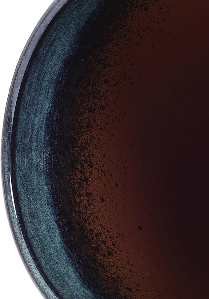 LuxenHome 12" Dia Large Ceramic Pots for Plants, Modern Green Glazed Planters for Outdoor Plants, Round Indoor Flower Pots with Drainage Hole and Rubber Plug for Home Garden Patio