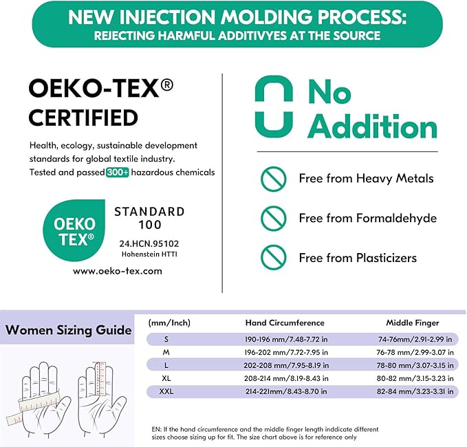 Vgo... 1 Pair Women's Gardening Gloves NGG X1 with Fresh Rich Aromas,Abrasion-Resistant for Yard Work,Patented Seamless Non-Stitching Design(L,Rose&White,TP1131)