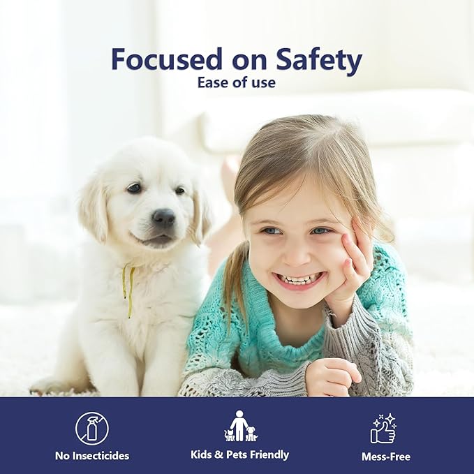 Fruit Fly Traps for Indoors, 2-in-1 Fly Traps Gnat Catcher Flying Insect Traps for Flies, Mosquitoes (2 Devices & 12 Glue Cards)