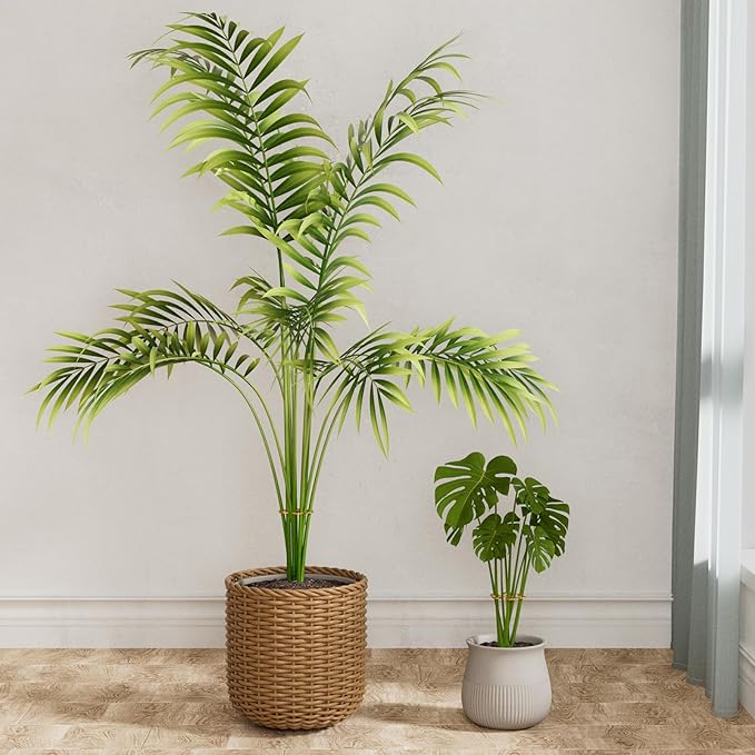 4PCS Iron Monstera Support, Uniquely Designed Plant Support Stakes for Indoor Plants, Stable Plant Stakes and Supports, Turtle Shell Bamboo Clamp Set for Thriving Growth