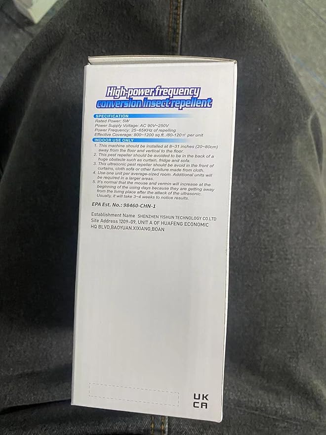 2025 Upgraded Mouse Repellent, Ultrasonic Pest Repeller, Home Indoor Pest Repellent for Insect, Roach, Spider, Ant, Bug, Rodent, Mouse, Bugs, Mosquito, Mice, 6 Packs