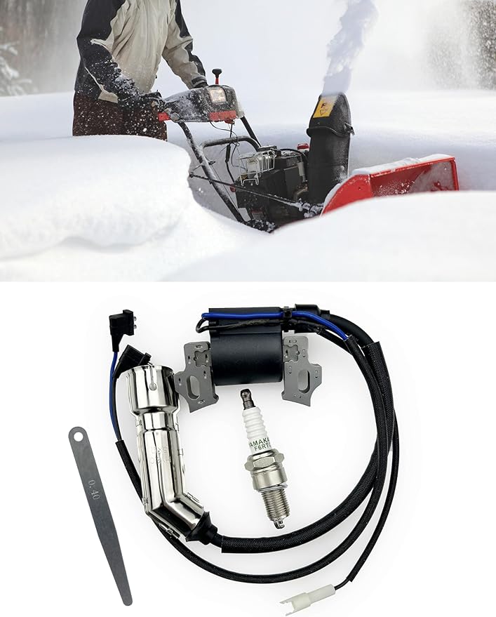 YAMAKATO 951-10646A Snow Blower Replacement Parts Coil for MTD Cub Cadet Craftsman Troy-Bilt Yard Machines Storm 2410 2620 179CC 208CC Snow Blower Thrower, 751-10646, 951-10646 Armature Magneto