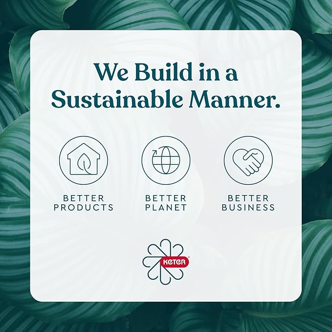 Keter Walnut 100 Gallon Resin Deck Box-Organization and Storage for Patio Furniture Outdoor Cushions, Throw Pillows, Garden Tools and Pool Toys