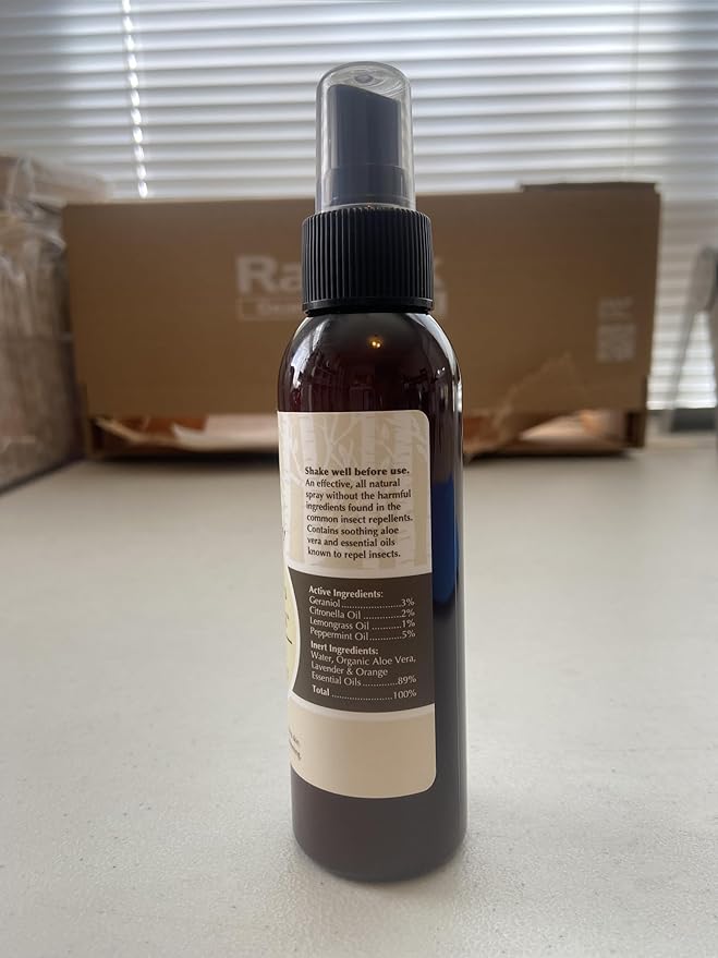 Victoria's Lavender Organic Don’t Bug Me Insect Spray DEET-Free with Lavender Essential Oils & Aloe Vera, Plant-Based Bug Spray for Sensitive Skin, Made in The USA - Outdoor, Hiking, Travel (Two 4oz)