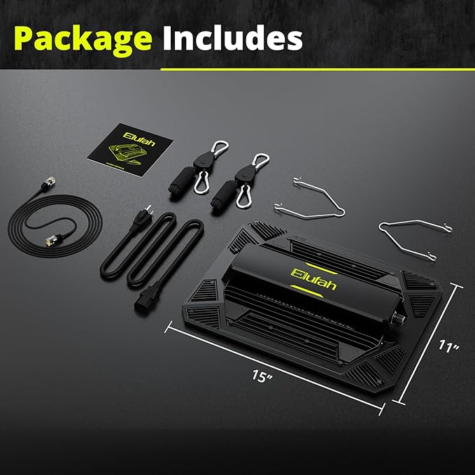 UAP1200 LED Grow Light for Indoor Plants, 120W Plant Lights with Commercial Full Spectrum, Dimmable & High Efficiency & Deeper Penetration Lamps for Seedlings Veg Bloom in 2x2/3x3 Grow Tent