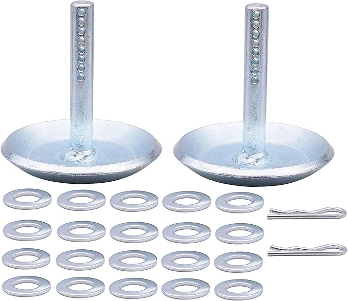 2205071 Quick Release Skid Shoes,Snow Blower Skid Shoe Kit with with Pins and Flat Washer 2208864 2874348 Compatible with Polaris Ace Ranger RZR General