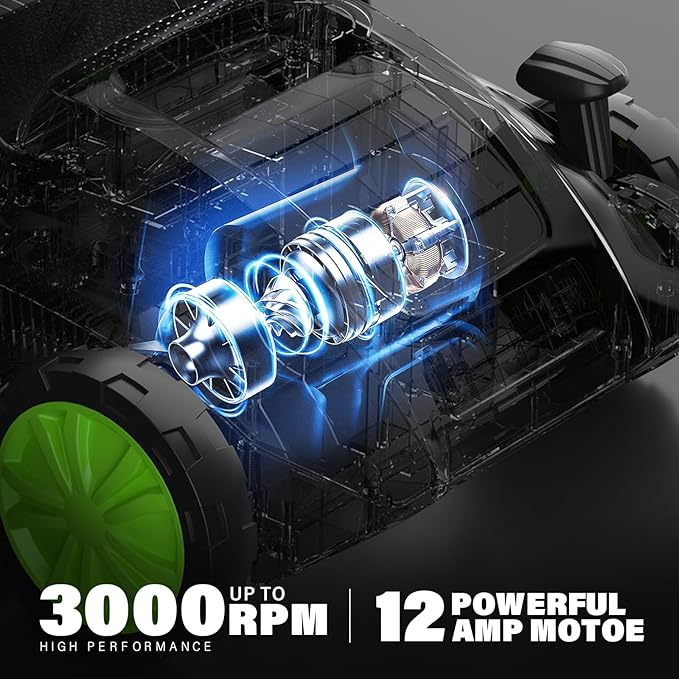 SOYUS Electric Dethatcher and Scarifier with 30L Collection Bag, 13-Inch 12 Amp 2-in-1 Corded Lawn Dethatcher with 4-Postion Depth Adjustment, Quick-Fold, Increases Lawn Health