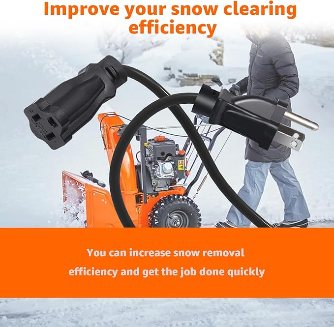 02483100 Snow Blower Power Cord, Compatible With Ariens Snowblower MTD 629-0071, 929-0071, 929-0071B, SS322 SS522 SS522C