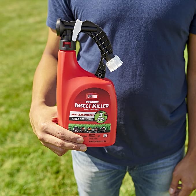 Ortho Outdoor Insect Killer Ready-to-Spray: For Yard, Garden & Landscapes, Works on Listed Ants, Spiders, Fleas & Ticks, 32 oz.