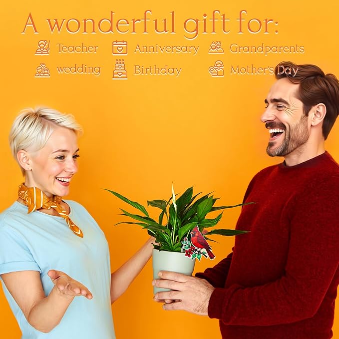 Hanging Planters for Indoor Outdoor Plants-Planters Hanging Plant Red Cardinal Bird Decor Garden Decor Plant Accessories Farmhouse Decor-Gifts Ideas for Mom