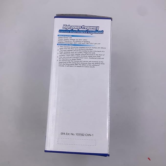 Ultrasonic Pest Device Repeller Indoor Pest Deterrent Repellent Ultrasonic Plug in, Pest Control for Spiders, Roaches, Insects (6 Pack)