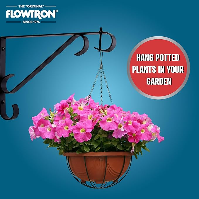Flowtron SB-300 Security Wall Bracket for Bug Zappers | Hang Potted Plants in Your Garden | Durable Bracket with Locking Mechanism | Metal Sturdy Frame