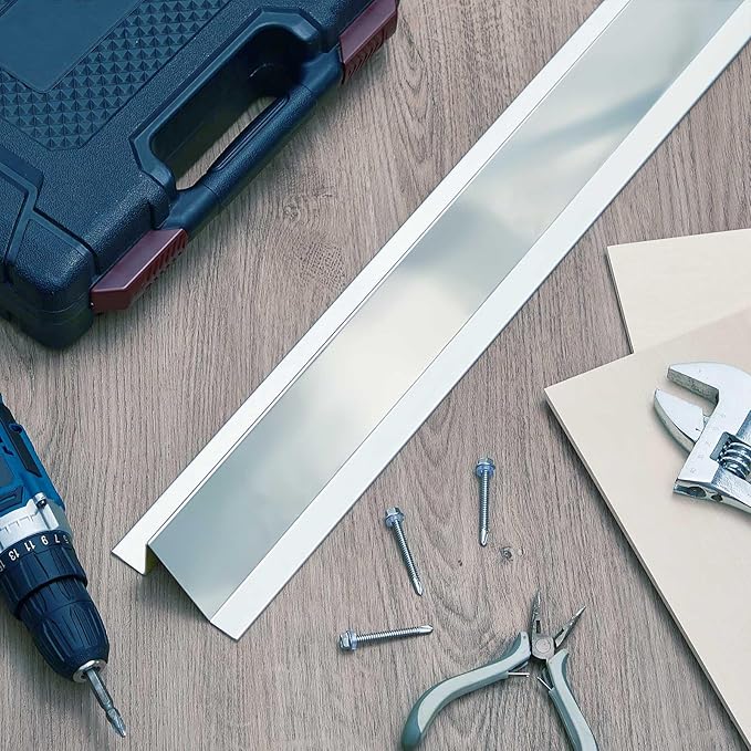 10 Pcs Metal Roof Snow Guards with Bulk Screws Ice Guard Blocks to Stop Snow and Ice from Sliding Off Your Metal Roof (Silver)