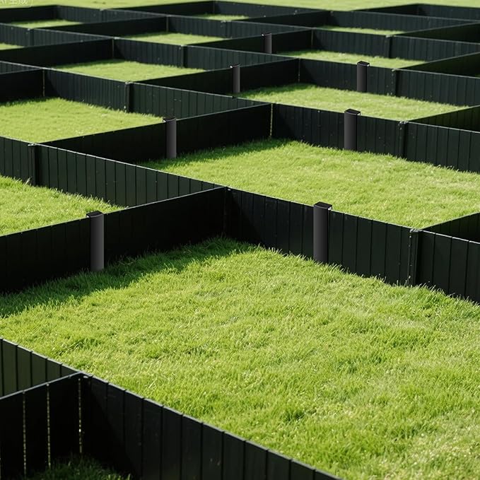 30Pcs Metal Landscape Edging Stakes,10-Inch Heavy Duty Galvanized Steel Lawn Edging Spikes,Anti-Rust Garden Stakes for Securing Plastic, Metal & Rubber Landscape Borders