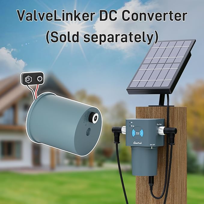 LinkTap T1 Smart Water Timer (Requires Gateway), 2-Outlet Sprinkler Timer, Ideal for Drip Irrigation, Weather Adaptive, Advanced Flow Monitoring, Better Range Than WiFi, IP66, Alexa