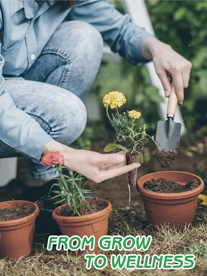 Growell Grow Sponges 120 Pack, Seed Pods Replacement Compatible with Aerogarden and Others, Hydroponic Sponges for Indoor Growing Systems